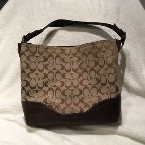 Coach Signature Handbag Purse